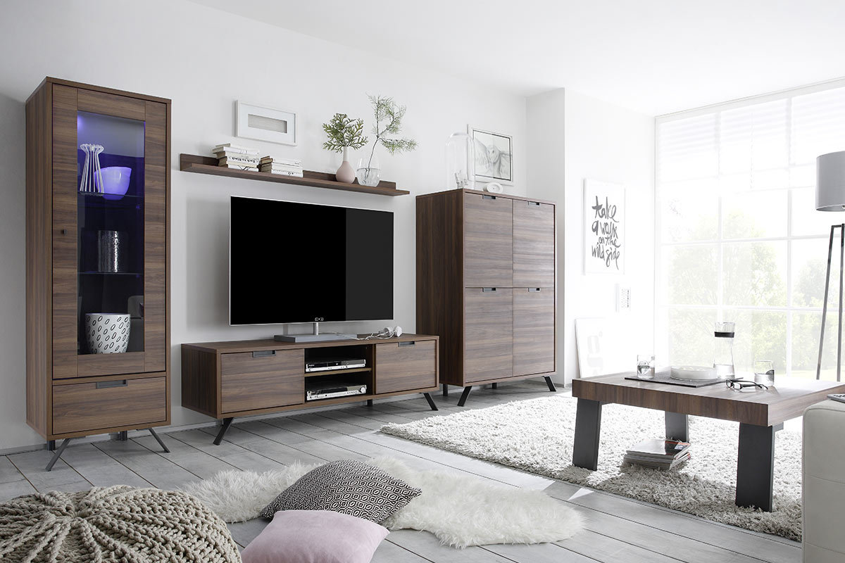 Estanter�a mural dise�o nogal ORIGIN