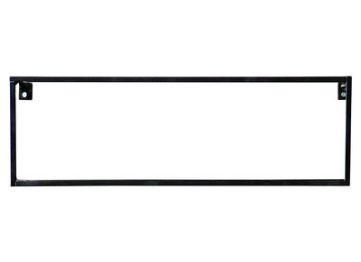 Estanter&iacute;a mural metal negro 50cm HOOD