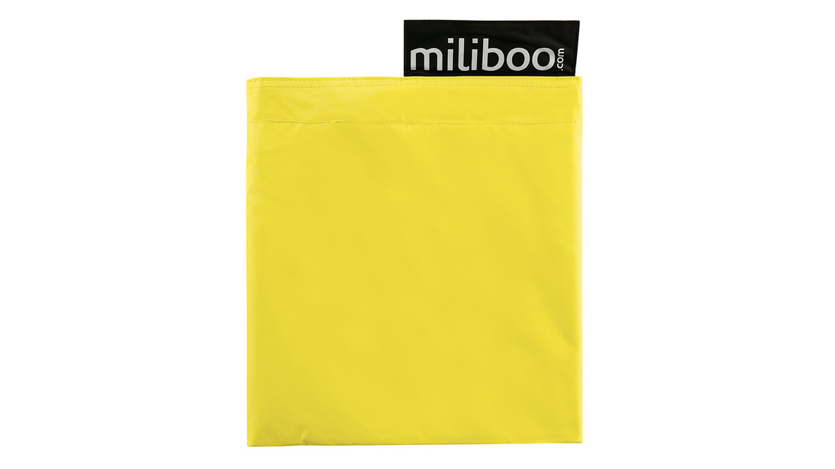 Funda de puff gigante amarillo BIG MILIBAG