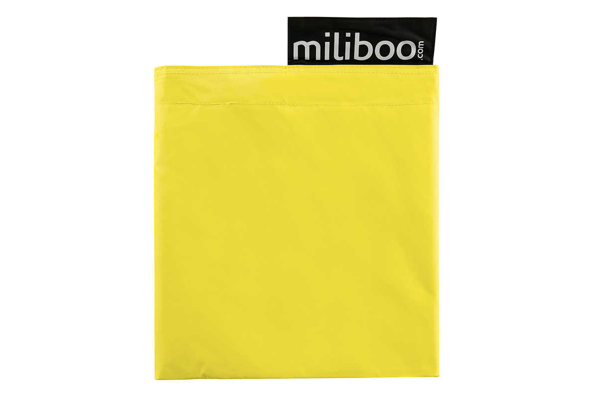 Funda de puff gigante amarillo BIG MILIBAG
