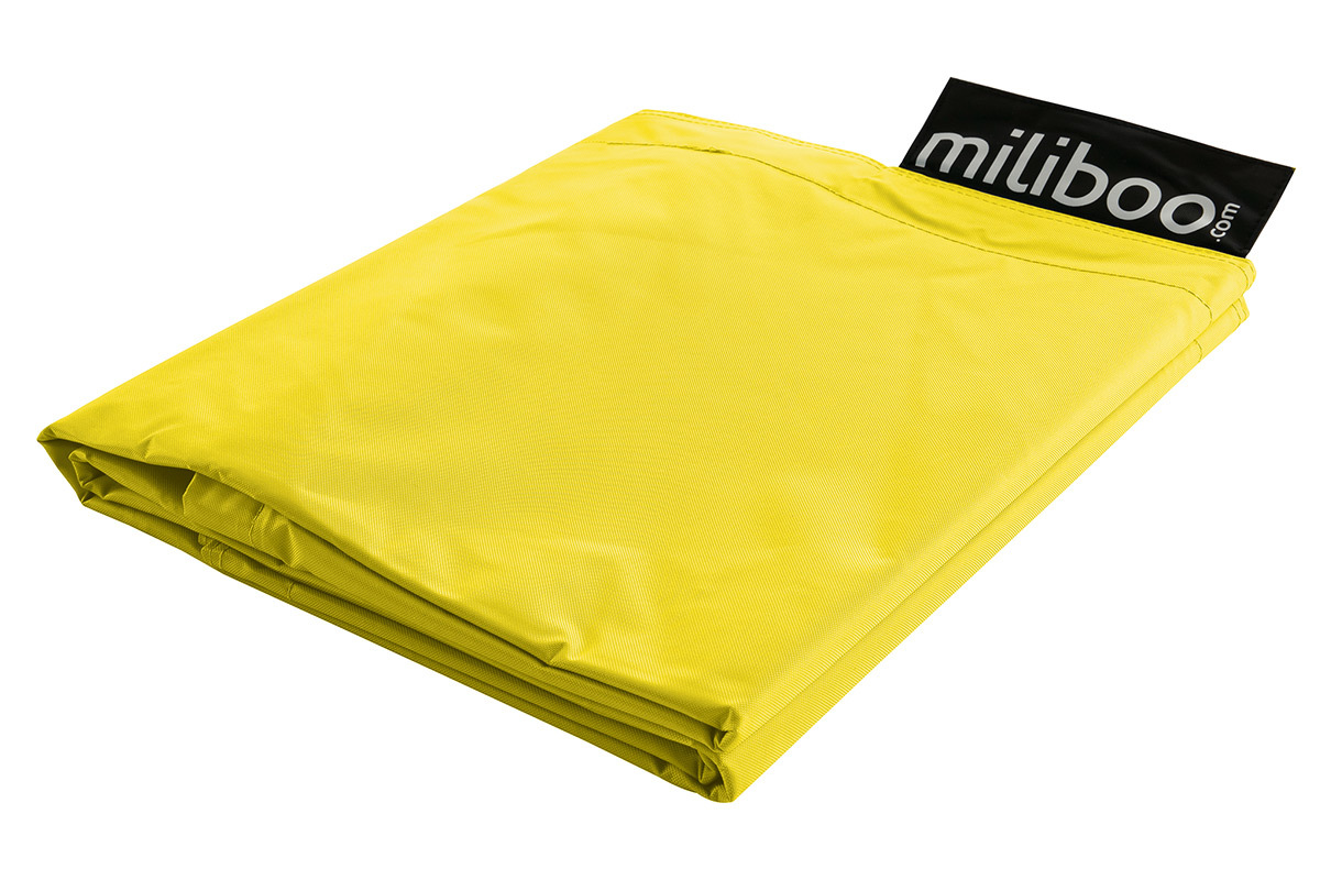 Funda de puff gigante amarillo BIG MILIBAG