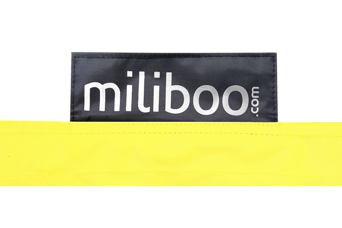 Funda de puff gigante amarillo BIG MILIBAG
