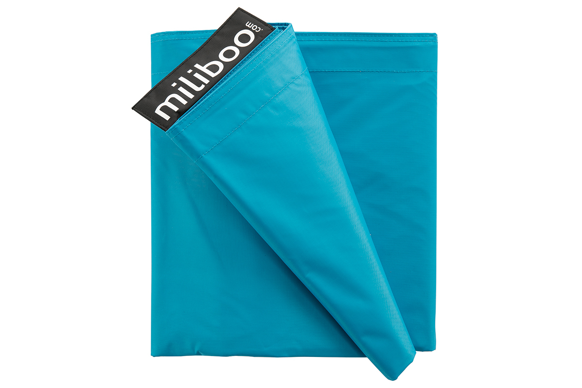 Funda de puff gigante azul turquesa BIG MILIBAG