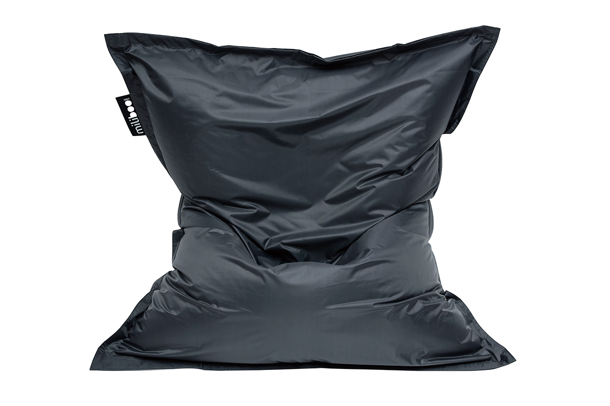Funda de puff gigante gris BIG MILIBAG