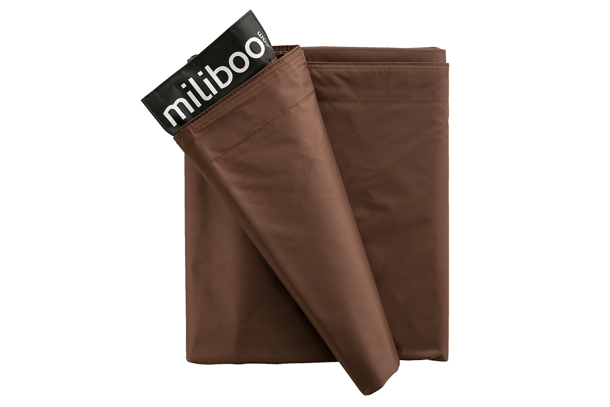 Funda de puff gigante marrn BIG MILIBAG
