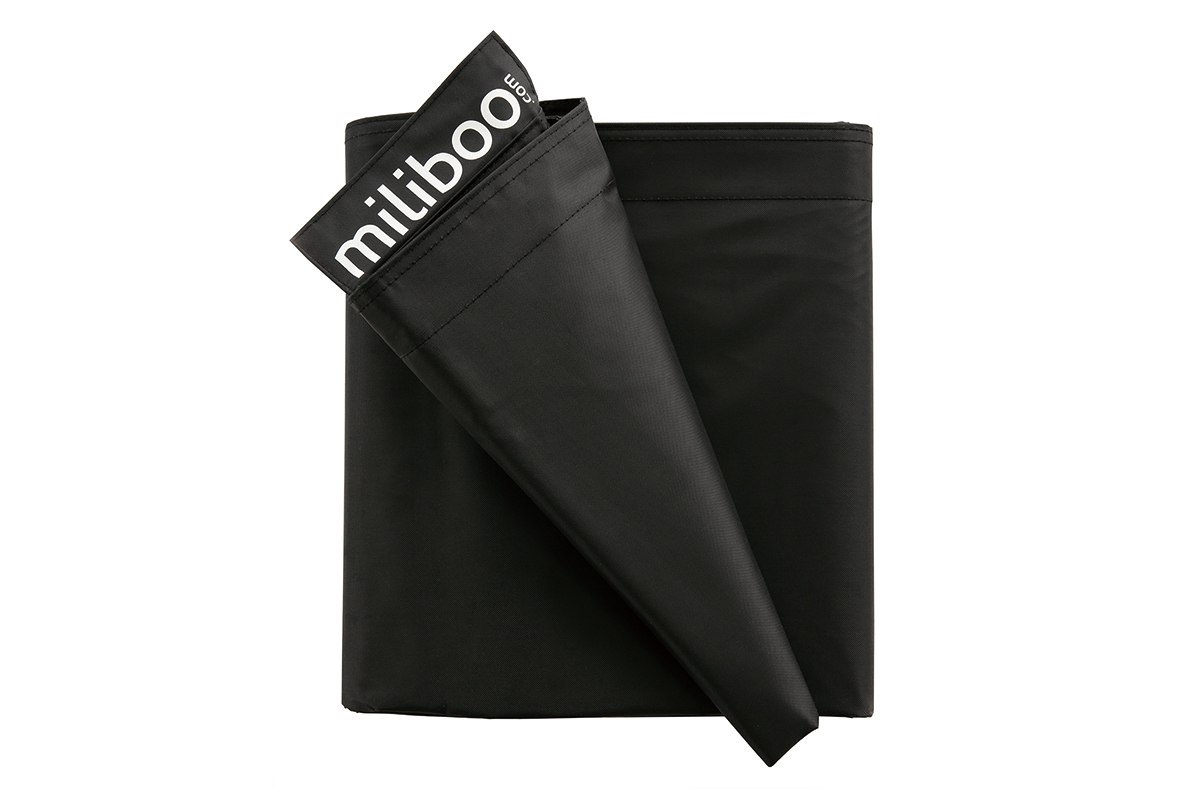 Funda de puff gigante negra BIG MILIBAG