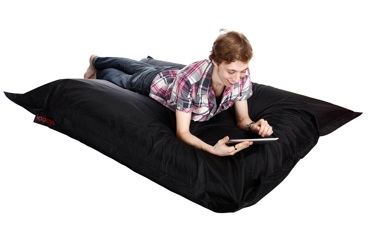 Funda de puff gigante negra BIG MILIBAG