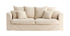 Funda de sofá de tela de color crudo FEVER HOUSSE