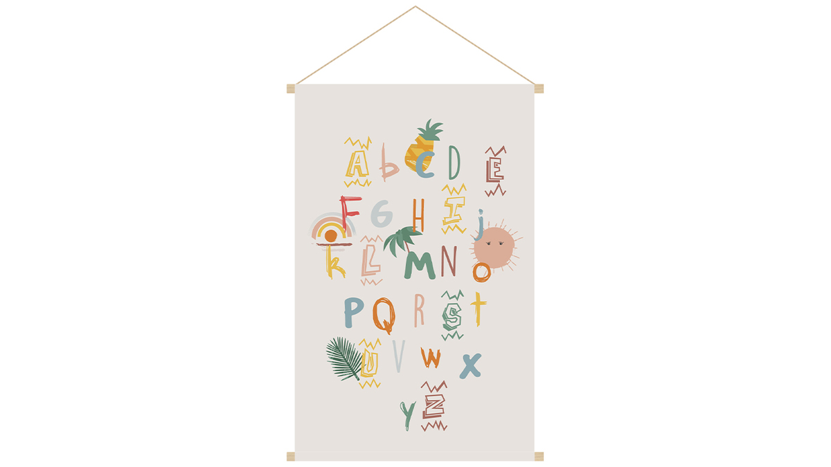Kakemono abecedario infantil 40 x 60 cm PEPS