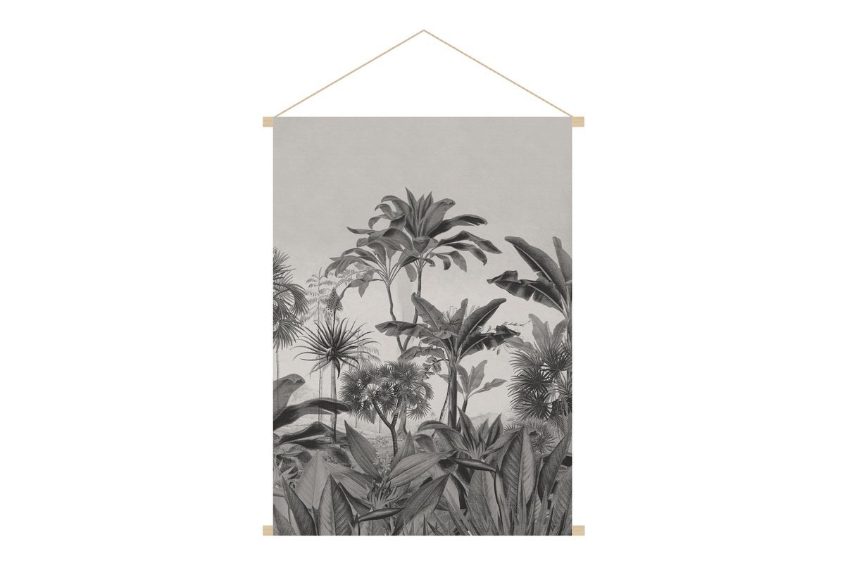 Kakemono con bosque extico 40 x 60 cm BORNEO