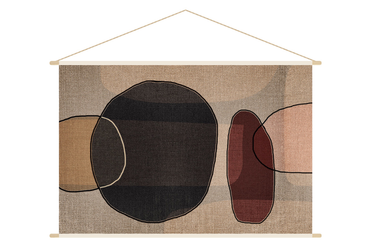 Kakemono de formas abstractas 150נ100cm ARON