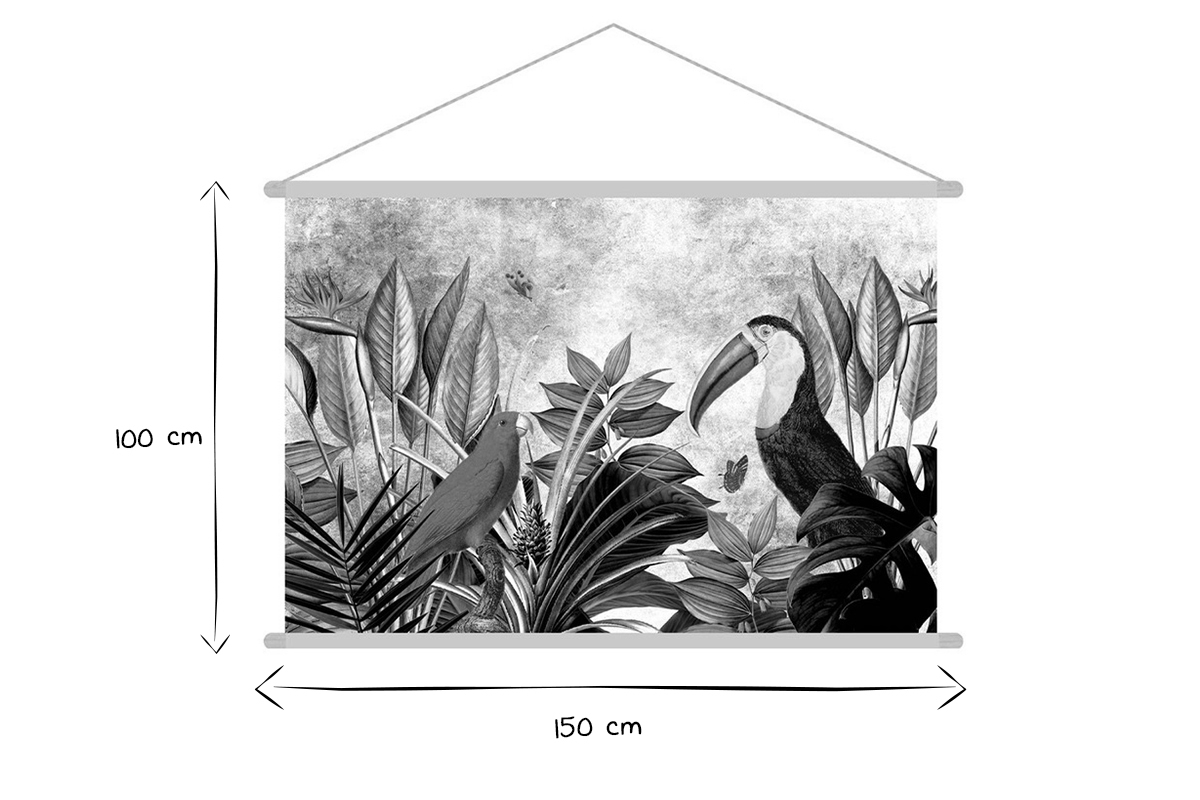 Kakemono jungla 150נ100cm PASSARO