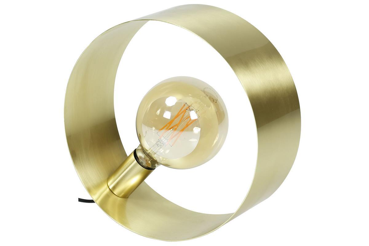 Lmpara de mesa A30cm metal cepillado ORIA