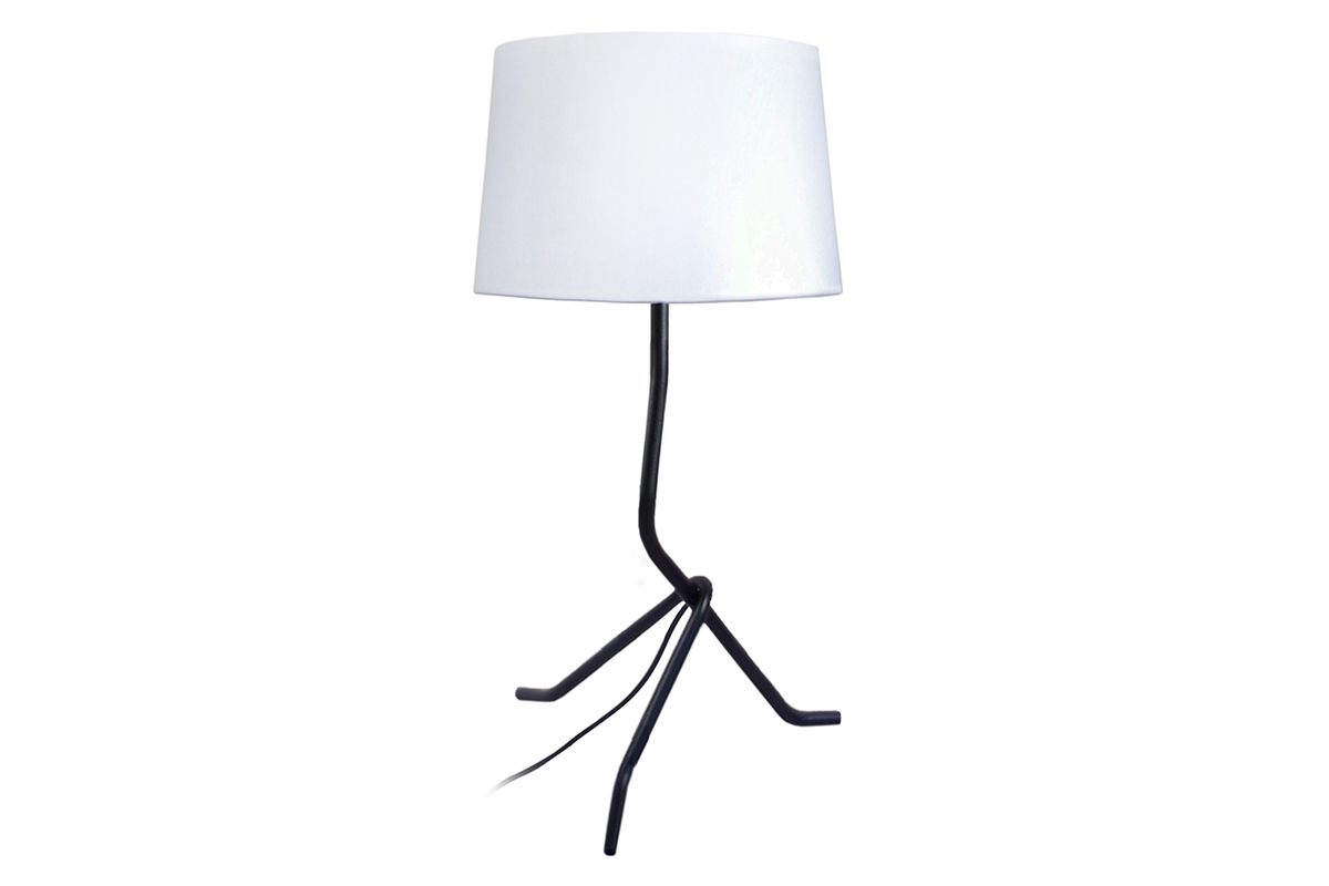 Lmpara de mesa diseo acero blanca DANDY