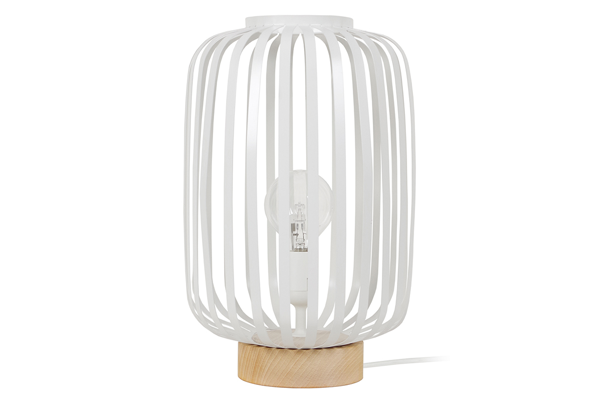 Lmpara de mesa diseo acero blanco ALVEOL