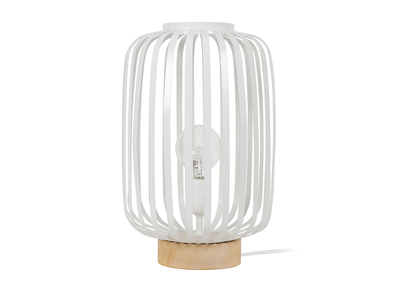 Lámpara de mesa diseño acero blanco ALVEOL