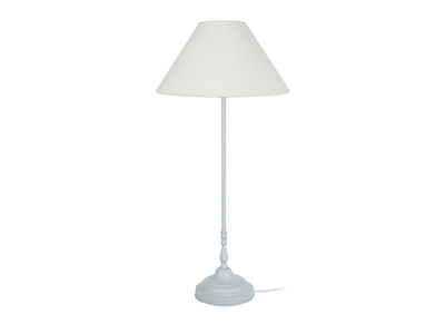 Lámpara de mesa diseño acero blanco cerusado HOLIDAYS