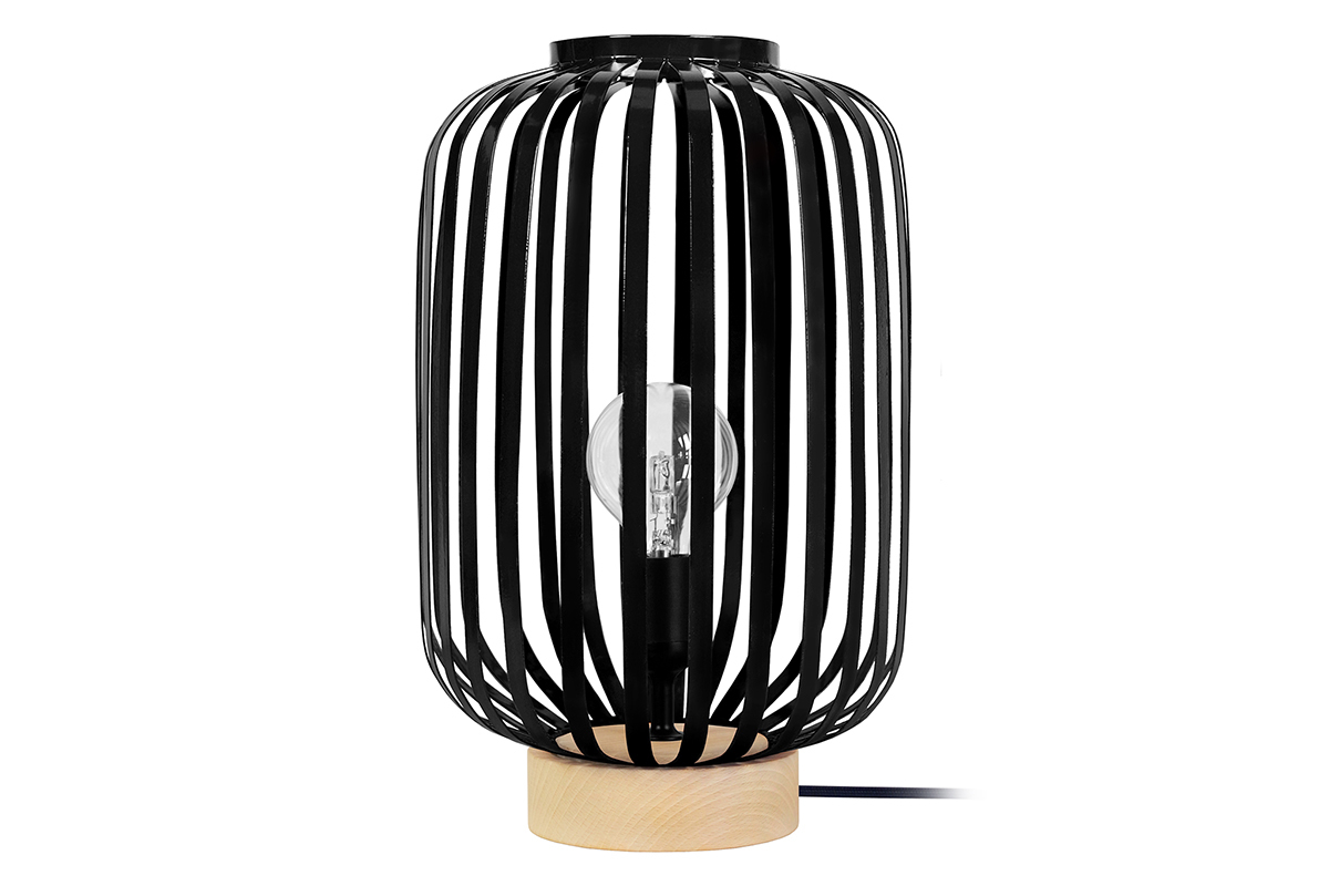 Lmpara de mesa diseo acero negro ALVEOL
