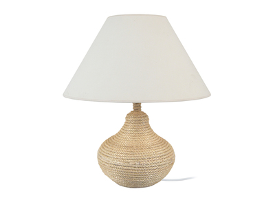 L&aacute;mpara de mesa dise&ntilde;o cuerda SISAL