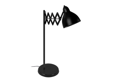 L&aacute;mpara de mesa dise&ntilde;o extensible acero negra HARMONICA