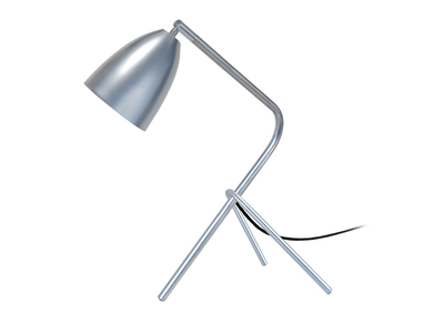 L&aacute;mpara de mesa dise&ntilde;o metal cromada FRIDAY