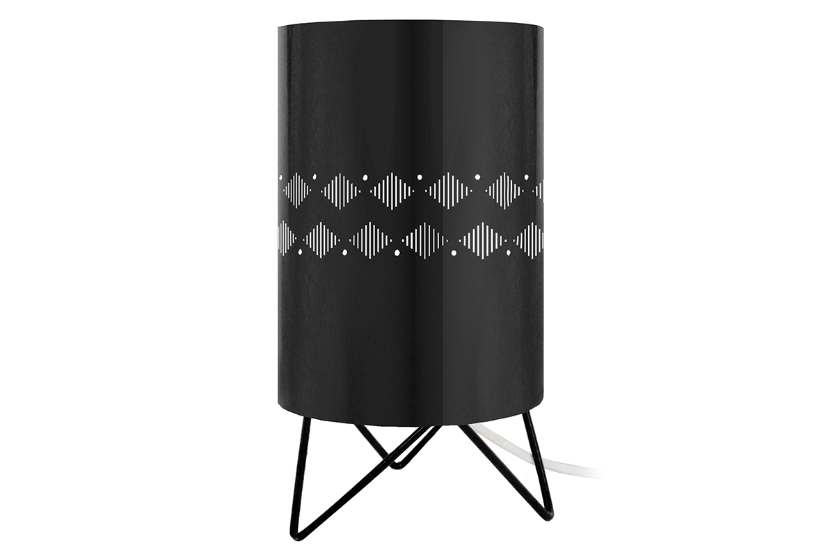 Lmpara de mesa diseo metal negro SMART