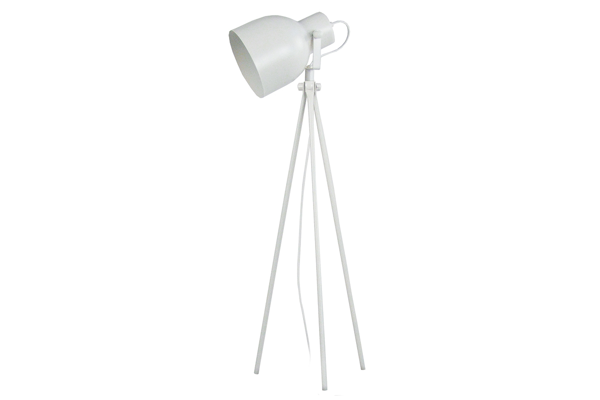 Lmpara de mesa diseo trpode acero blanco CITY