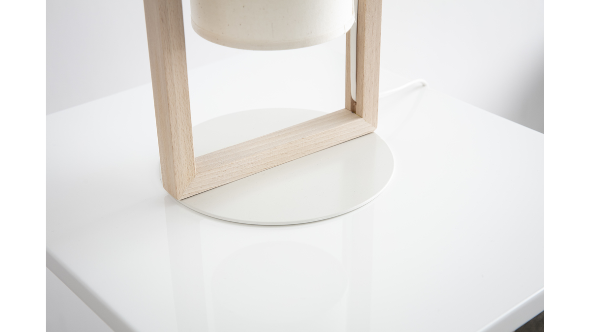 Lmpara de mesa en madera HATHA