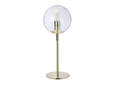 Lámpara de mesa en metal dorado y cristal SOAP - Lámpara de mesa en metal dorado y cristal SOAP