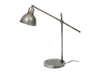Lámpara de mesa industrial en metal envejecido SHELTER