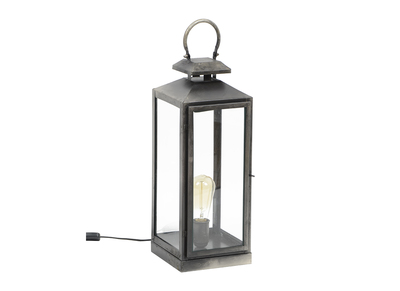 Lámpara de mesa linterna metal envejecido LANTERNA - Lámpara de mesa linterna metal envejecido LANTERNA