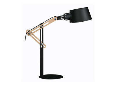 Lámpara de mesa moderna metal negro BILLY