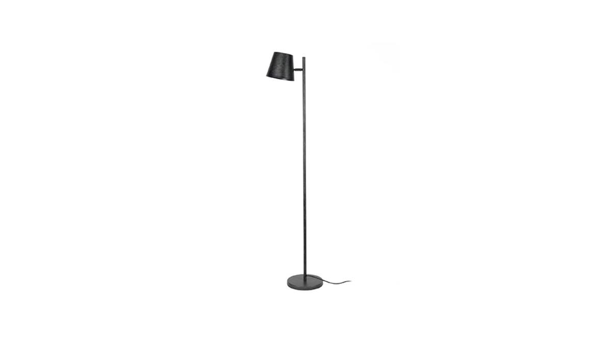 Lámpara de pie con pantalla regulable metal envejecido BELL