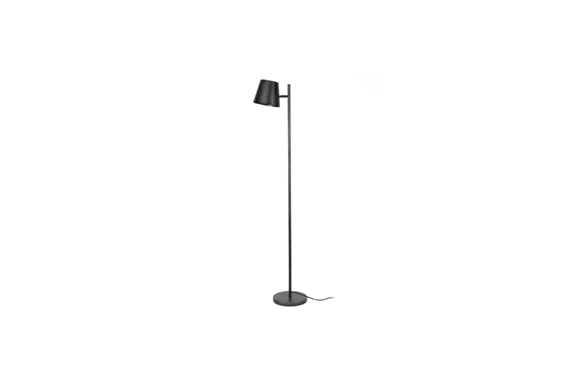 Lmpara de pie con pantalla regulable metal envejecido BELL