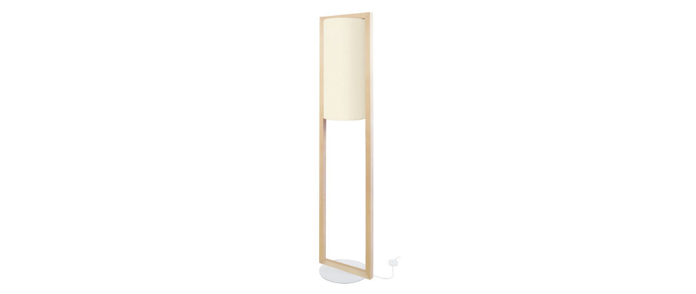 Lámpara de pie moderna en madera A165 cm HATHA