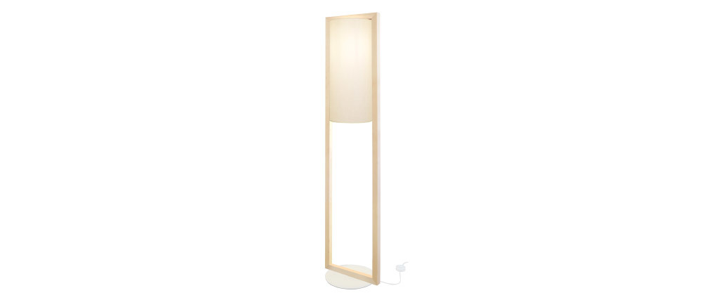Lámpara de pie moderna en madera A165 cm HATHA
