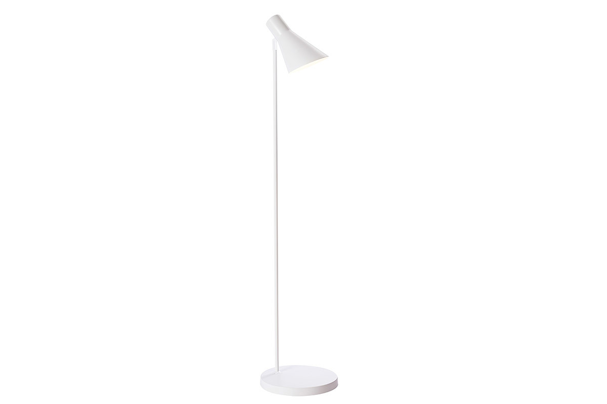 Lmpara de pie moderna metal blanco AMPLO