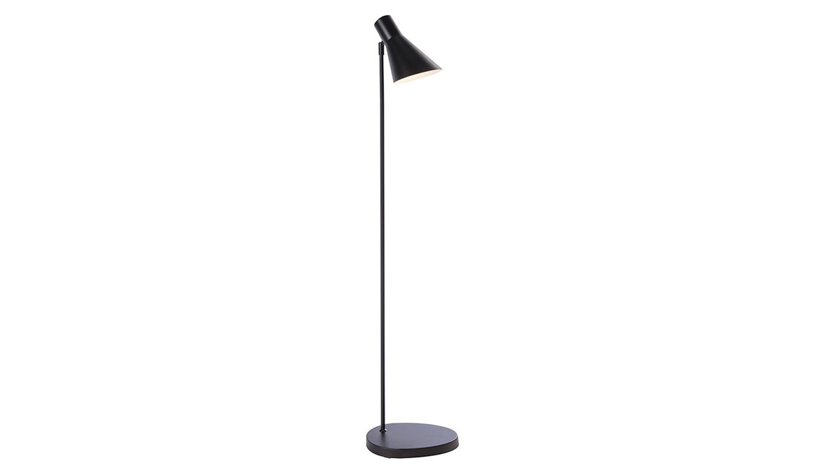 Lmpara de pie moderna metal negro AMPLO