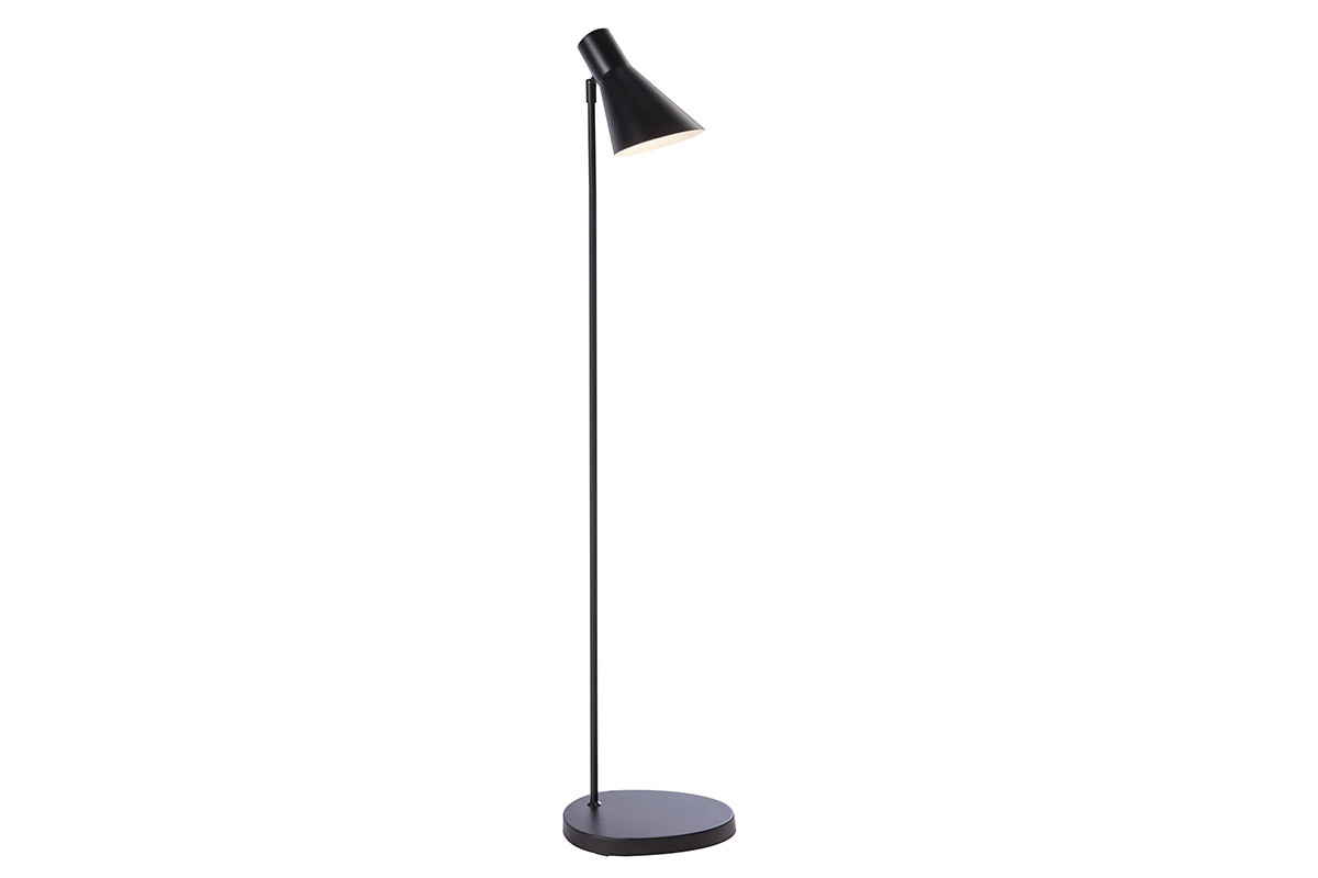 Lmpara de pie moderna metal negro AMPLO