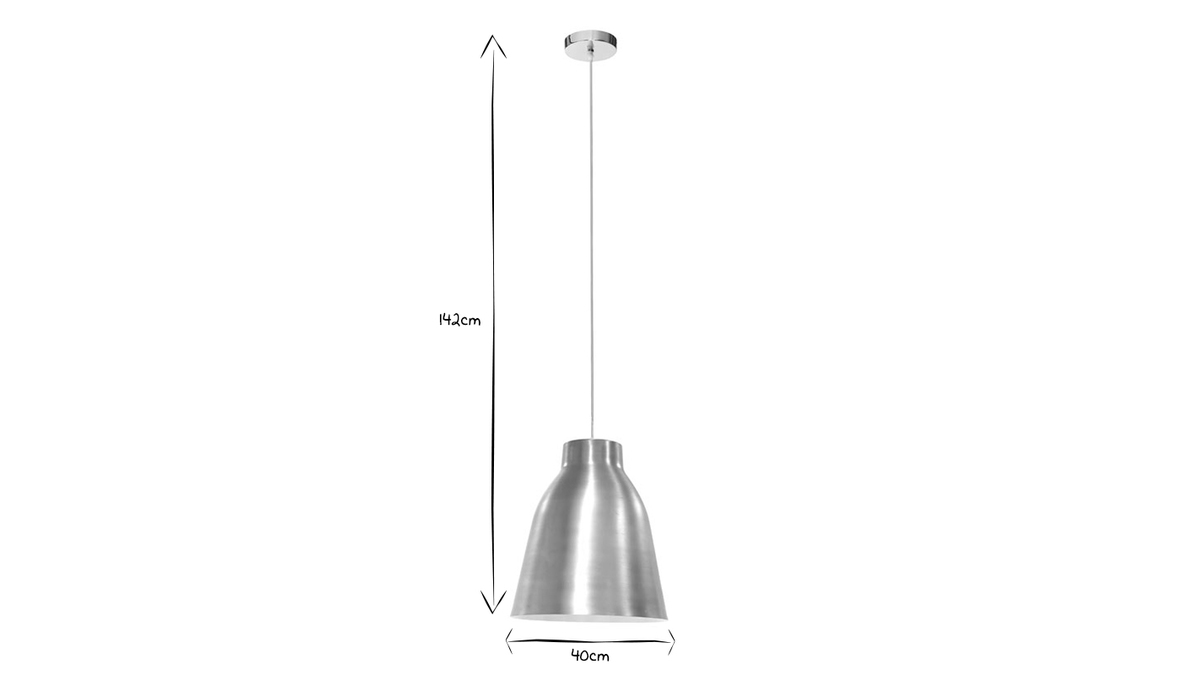 Lámpara de techo blanca de diseño COROLA L