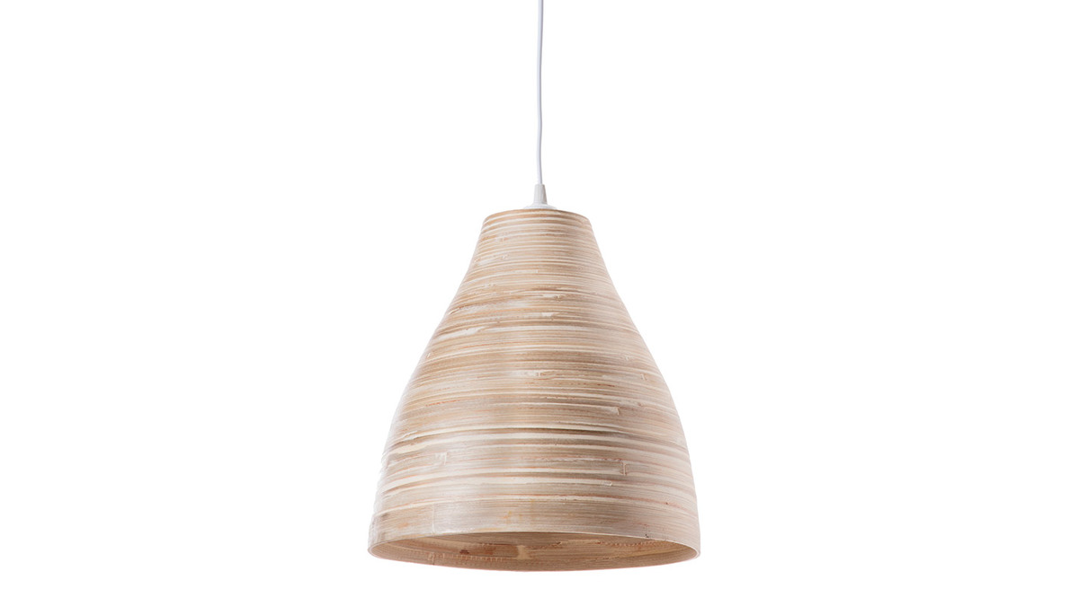 Lámpara de techo bohemia bambú D30cm SELVA
