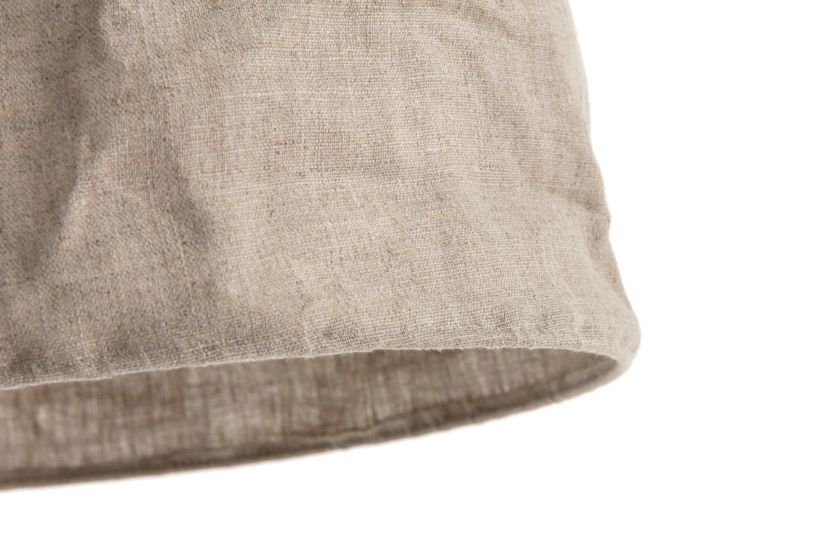 Lmpara de techo con pantalla de lino suave 35cm dim. beige HAO