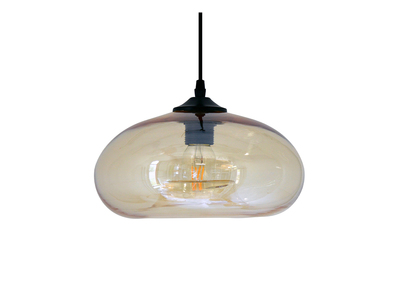 L&aacute;mpara de techo cristal transparente ahumado MISTIC