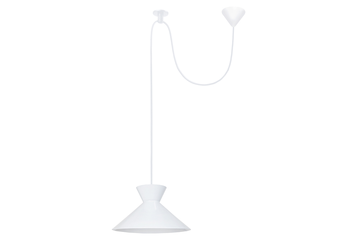 Lmpara de techo diseo metal blanco LEEDS