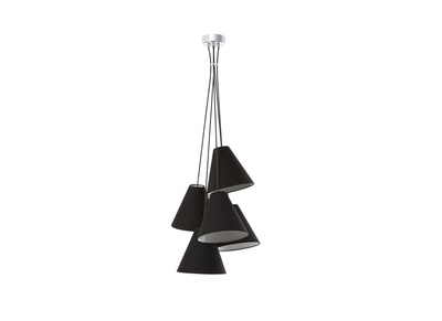 L&aacute;mpara de techo dise&ntilde;o negro LANA