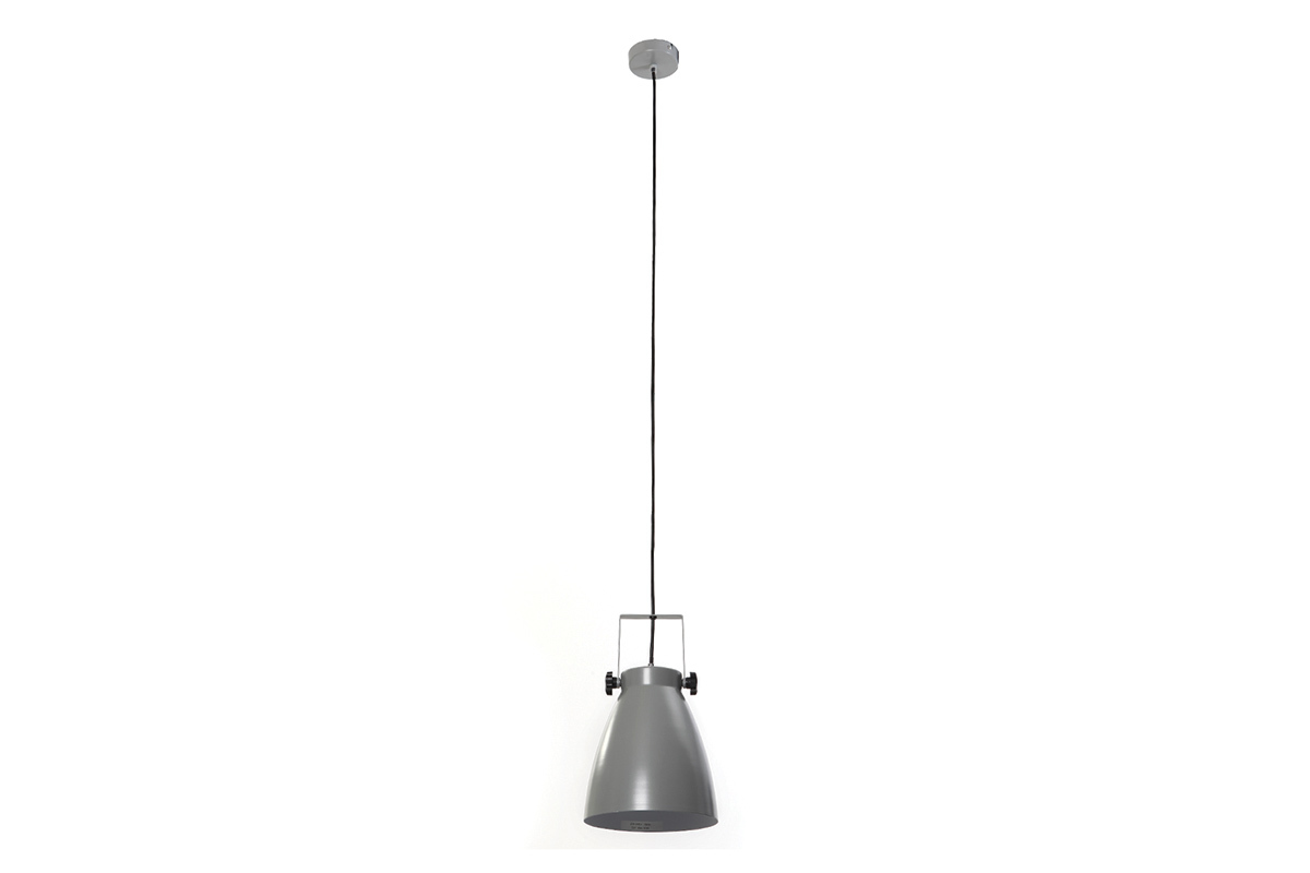 Lmpara de techo industria gris LOWIE