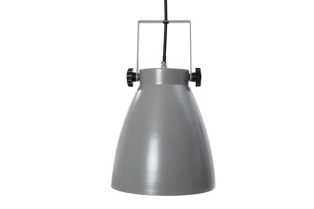 Lmpara de techo industria gris LOWIE