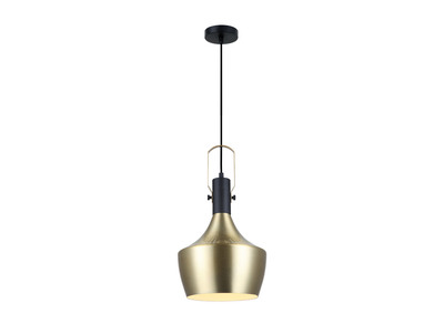 Lámpara de techo metal dorado D25cm TUBAE - Lámpara de techo metal dorado D25cm TUBAE