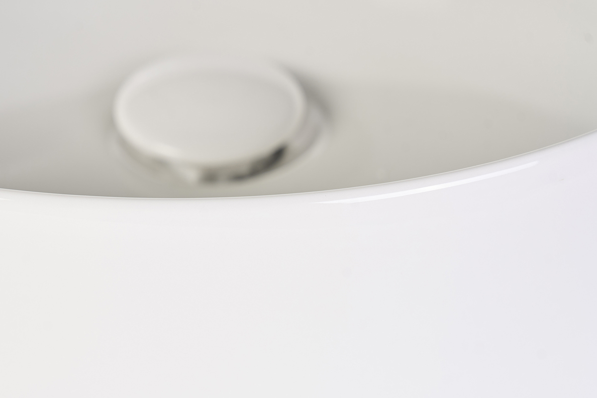 Lavabo redondo de cer�mica blanca D31 cm MARLI