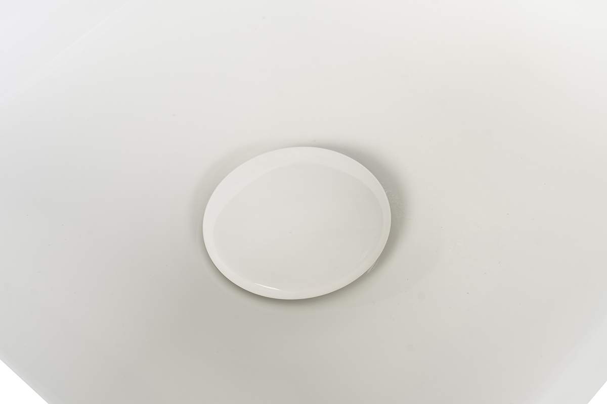 Lavabo redondo de cer�mica blanca D31 cm MARLI